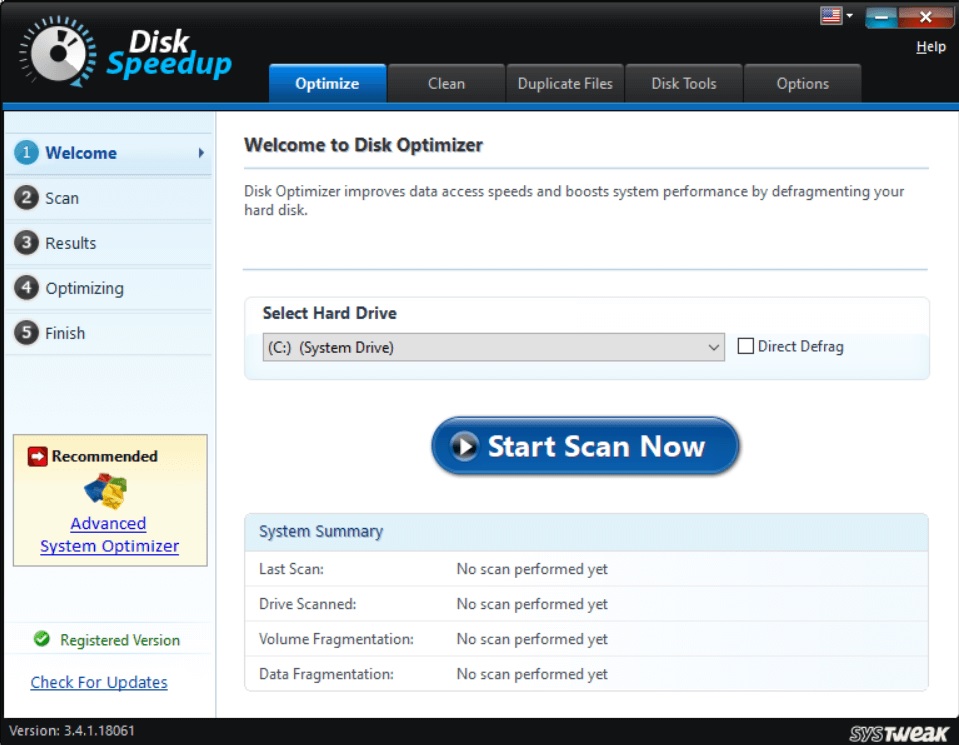 Disk Speedup