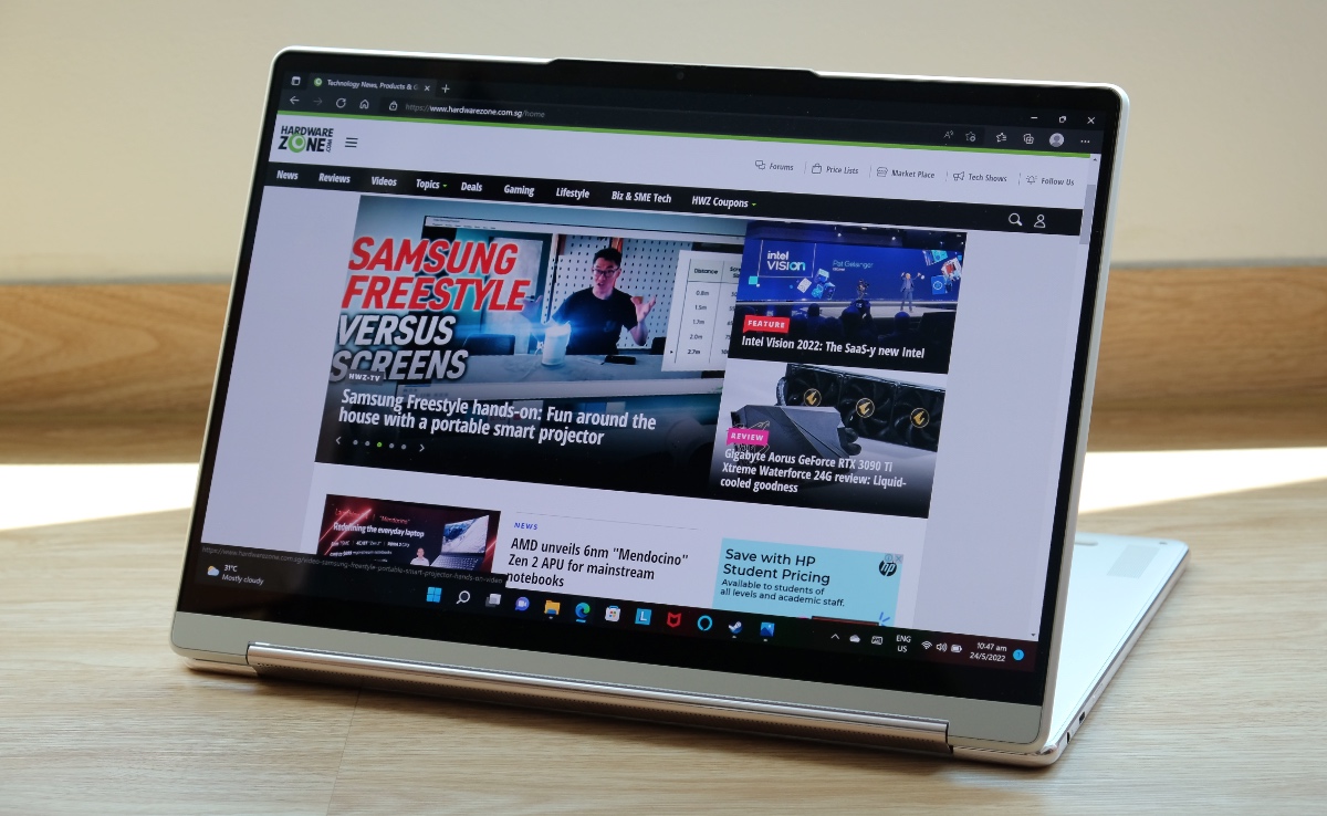 The Yoga 9i might be pricey, but its value proposition goes up a little if you are comparing it directly against other flagship-class premium notebooks.