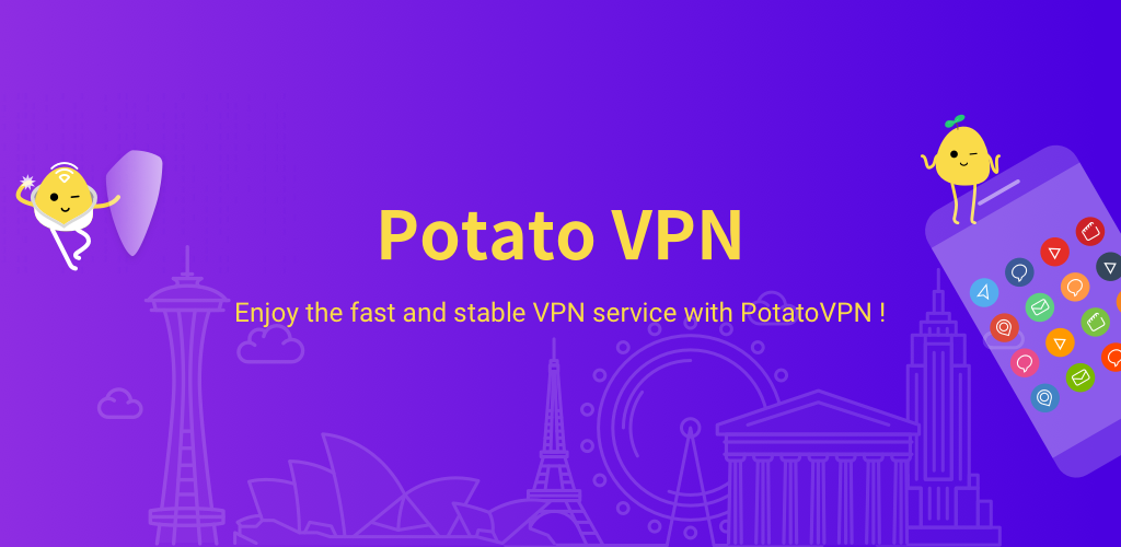 VPN PotatoVPN - WiFi Proxy - Загрузить APK для Android | Aptoide
